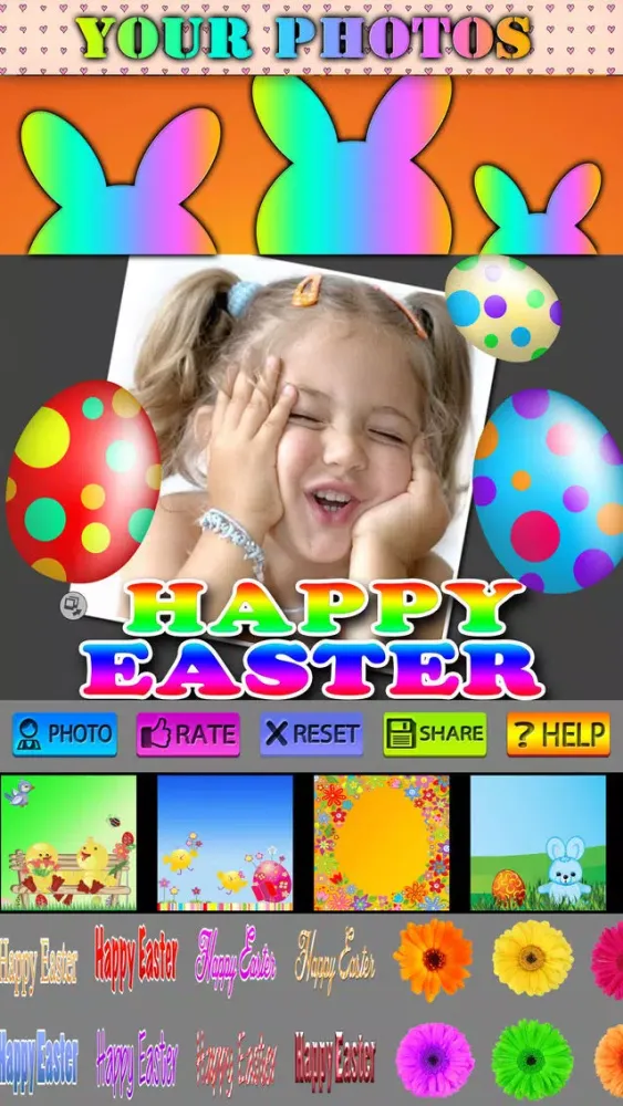 Capturas de pantalla de Lovely Easter Photo Frames