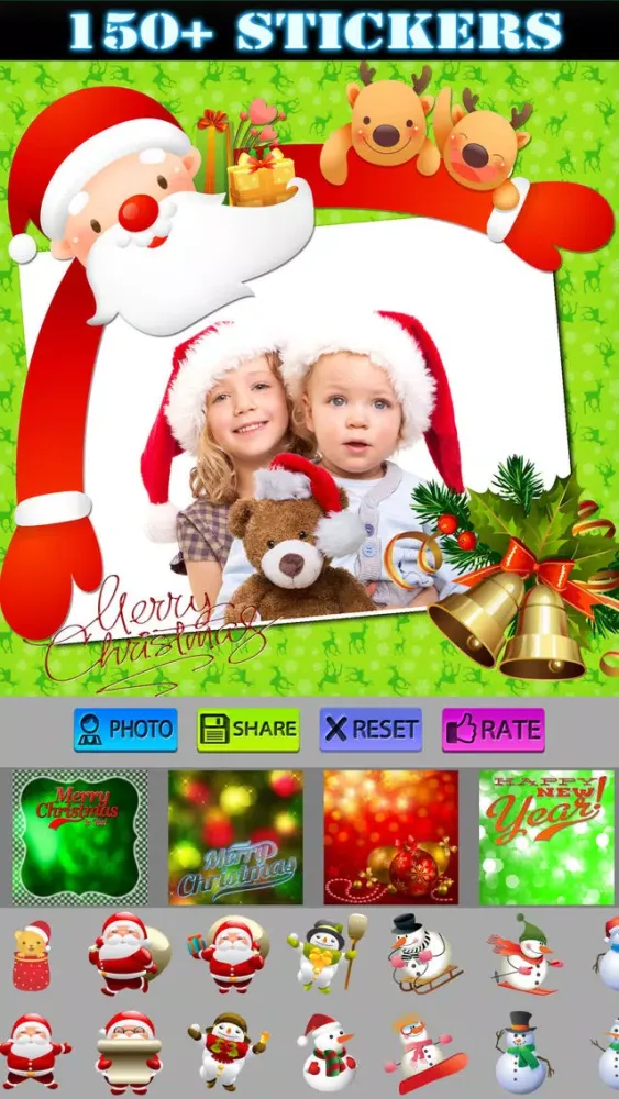 Xmas Frames Pack plus Stickers سکرین شاٹس