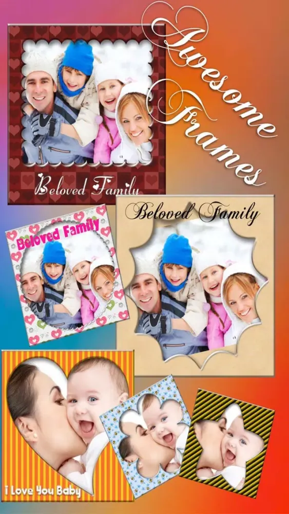 Tangkapan skrin Kid Photo Frames :)