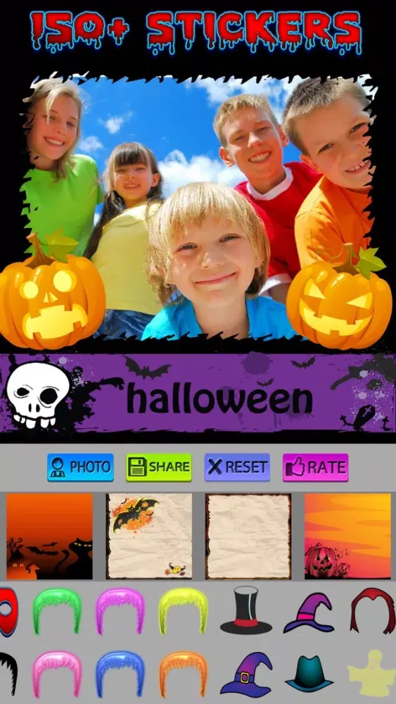 Halloween Photo Frames and Costumes Pro应用截图