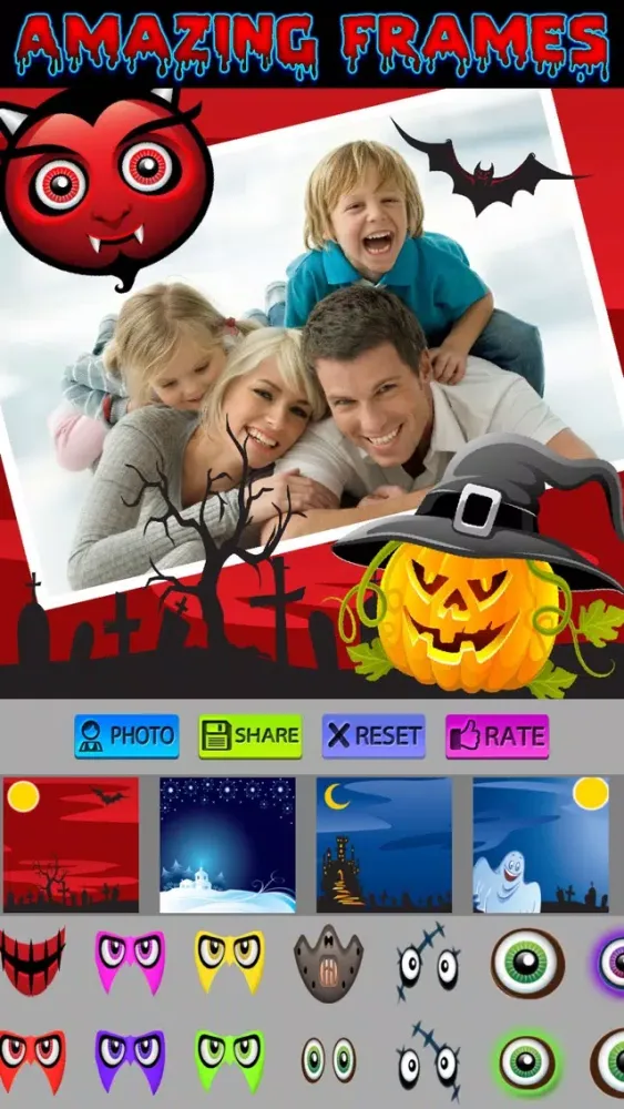 Halloween Photo Frames and Costumes Pro应用截图
