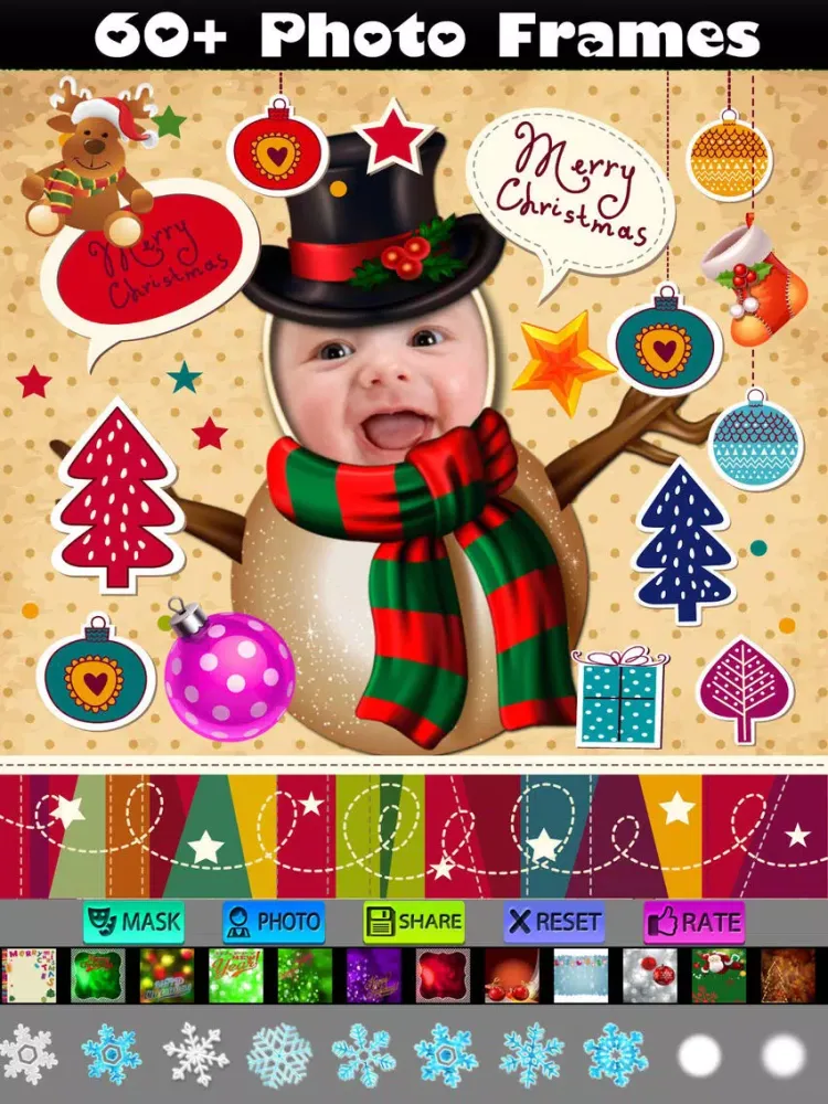 Amazing Xmas Photo Frames iPad  Screenshots