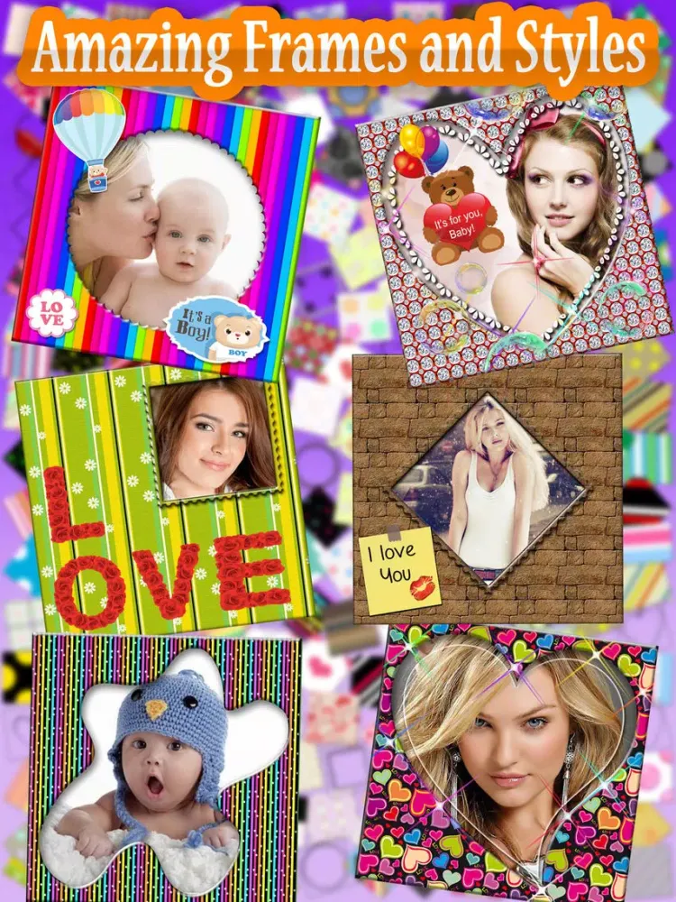 Amazing Photo Frames and Styles iPad  Ekran Görüntüleri