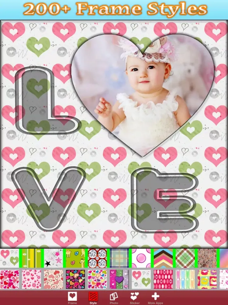 Amazing Photo Frames and Styles iPad  Ekran Görüntüleri
