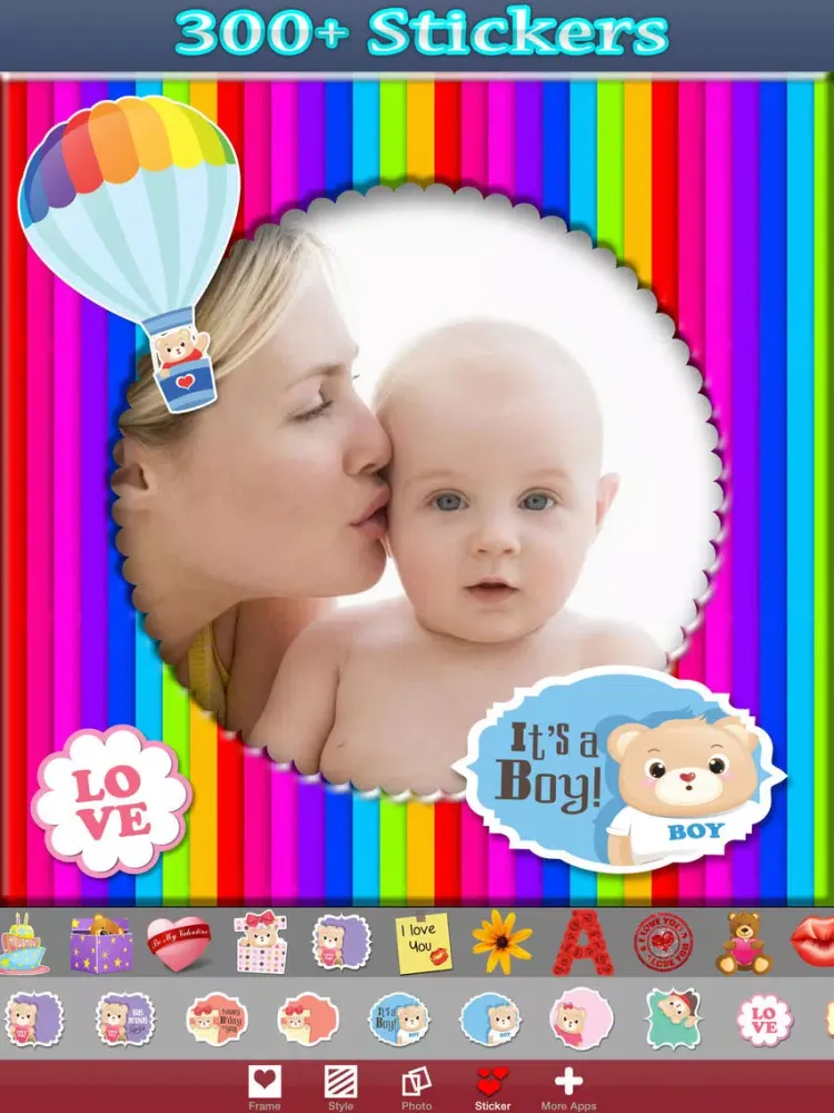 Amazing Photo Frames and Styles iPad  Ekran Görüntüleri