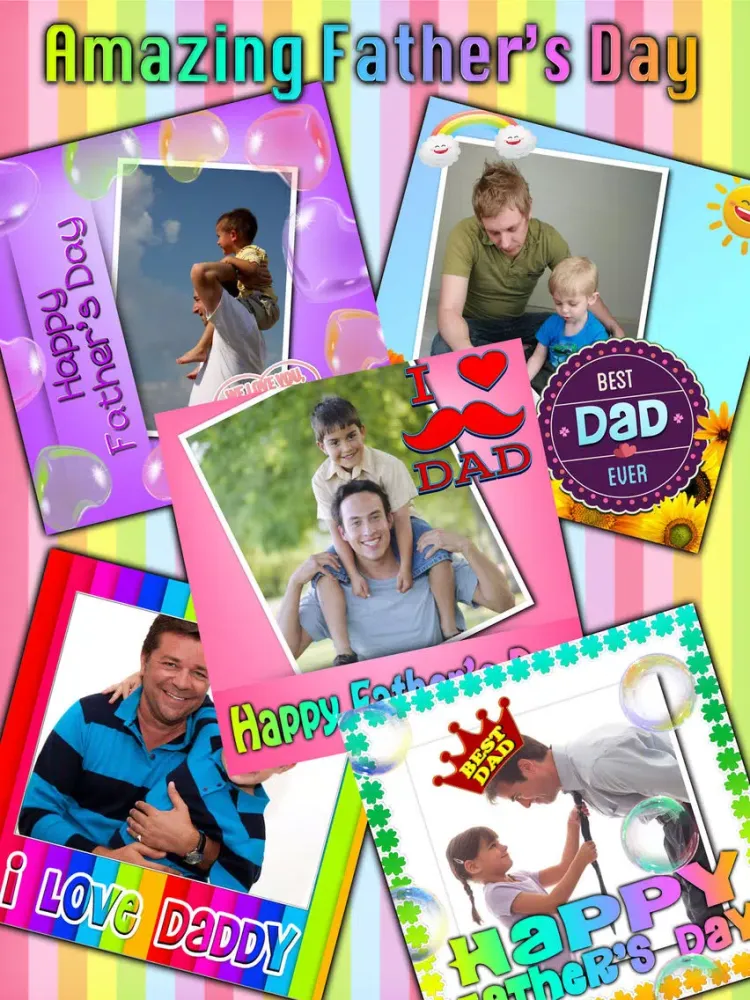 Happy Father’s Day Frames iPad  스크린샷