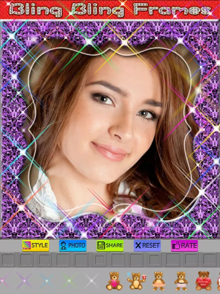 Ảnh chụp màn hình của Bling Photo Frames Pro iPad 