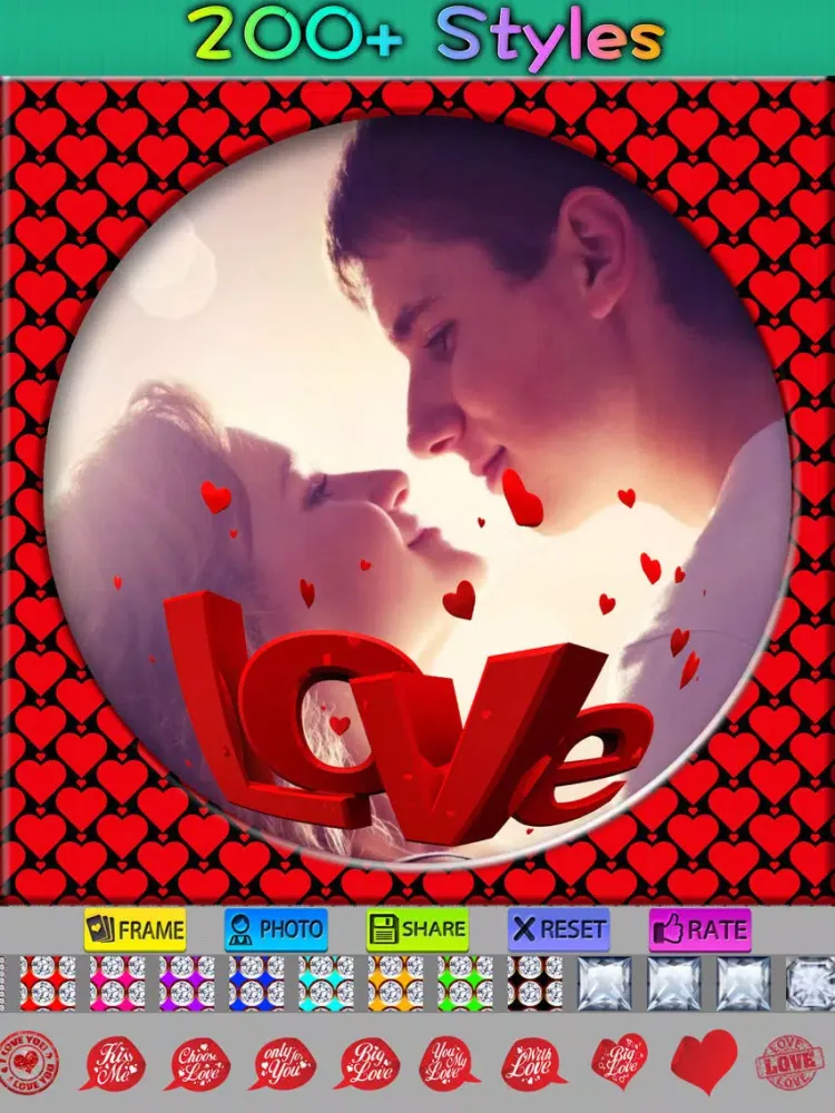Ảnh chụp màn hình của Bling Photo Frames Pro iPad 