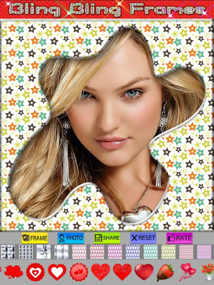 Ảnh chụp màn hình của Bling Photo Frames Pro iPad 