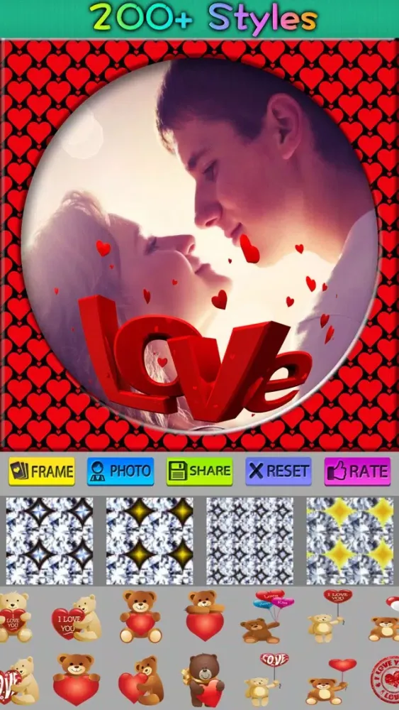 Ảnh chụp màn hình của Bling Photo Frames Pro