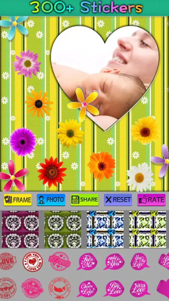 Ảnh chụp màn hình của Bling Photo Frames Pro