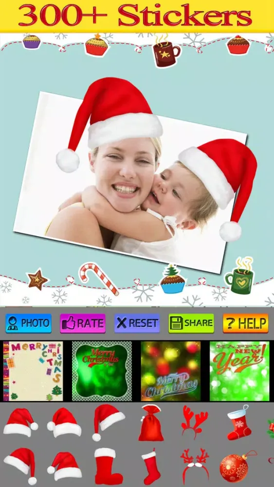 Capturas de tela do Sweet Christmas Frames