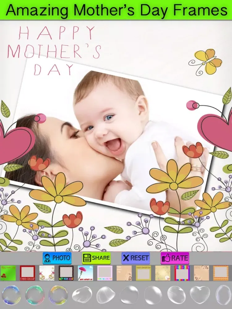 Mother’s Day Frames iPad 應用截圖