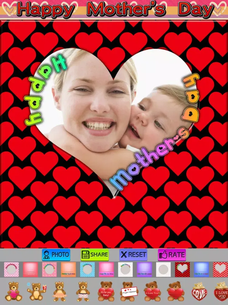 Mother’s Day Frames iPad 應用截圖