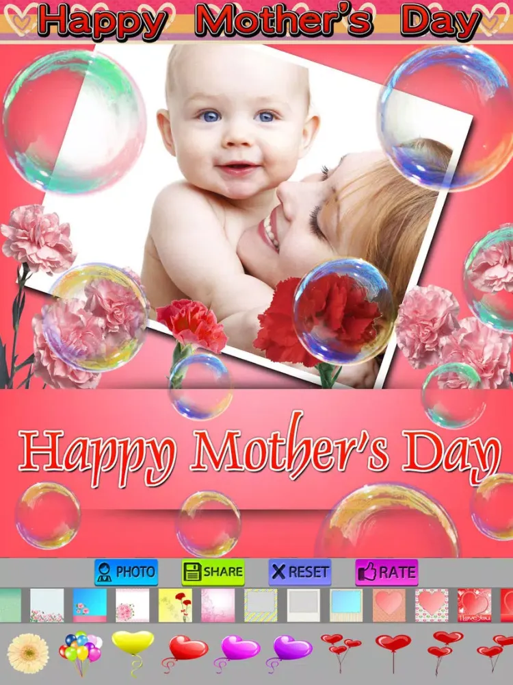 Mother’s Day Frames iPad 應用截圖