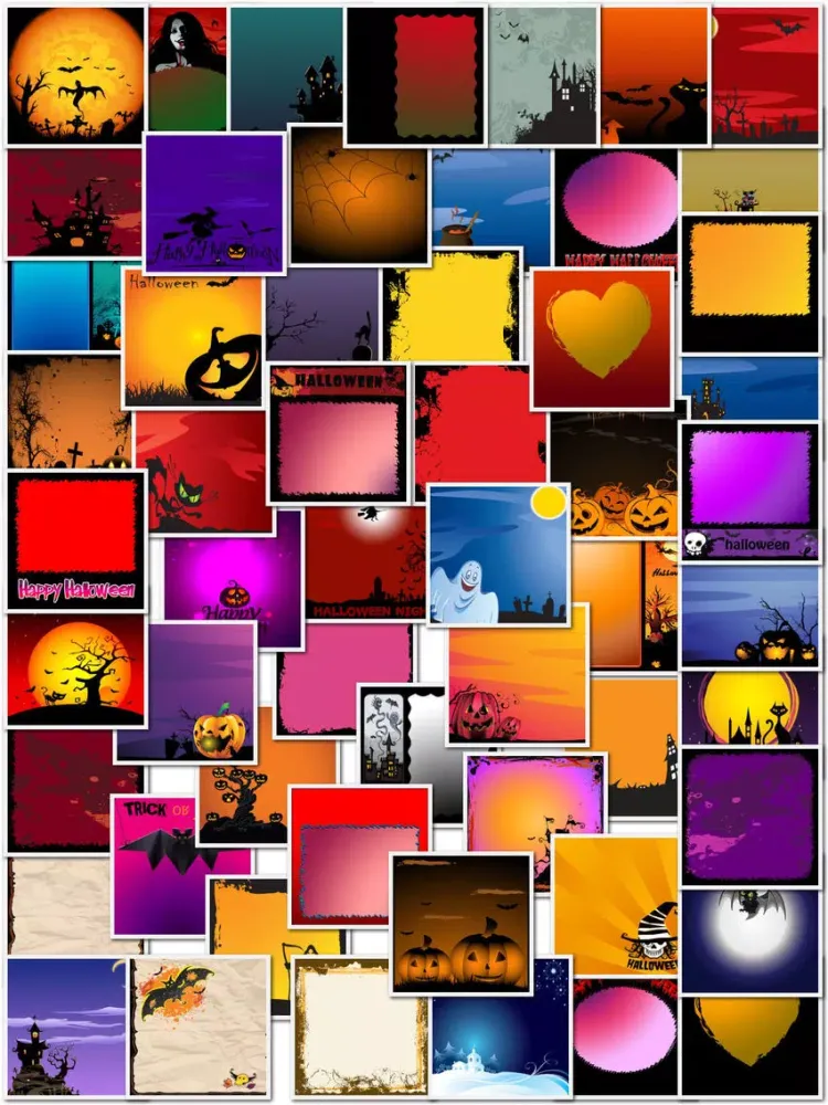 Capturas de tela do Halloween Photo Frames and Stickers iPad 