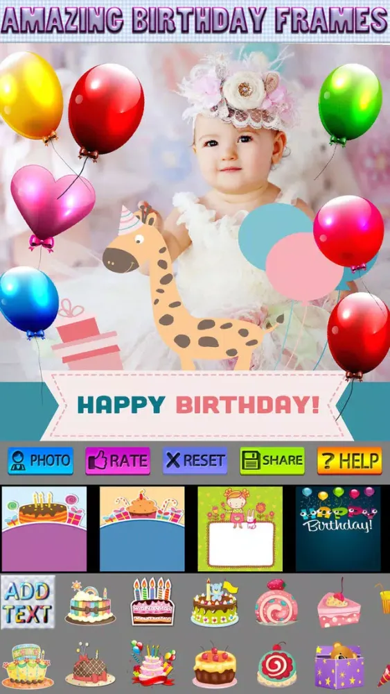 Zrzuty ekranu Happy Birthday Posters
