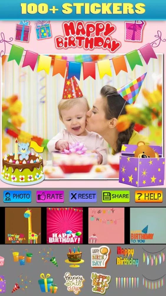 Zrzuty ekranu Happy Birthday Posters