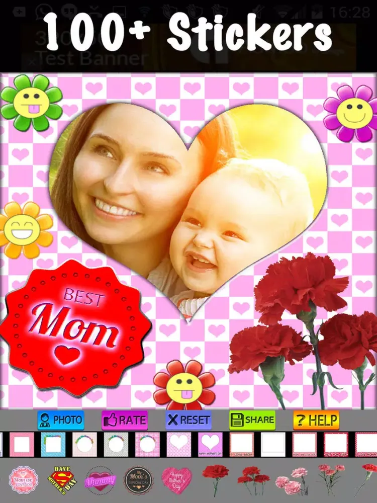 Capturas de tela do Photo Frames for Mother iPad 