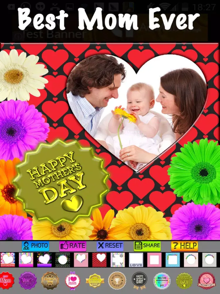 Capturas de tela do Photo Frames for Mother iPad 