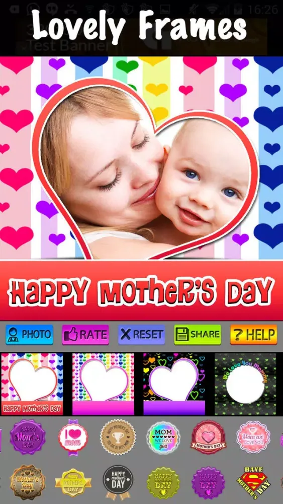 Capturas de tela do Photo Frames for Mother