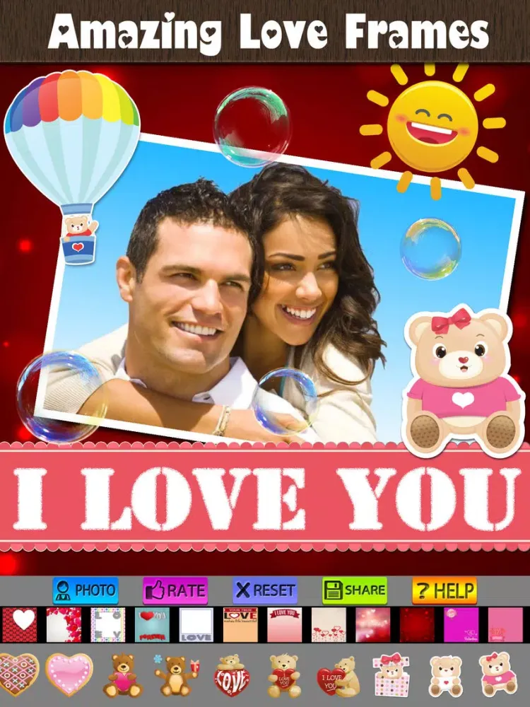 Скриншоты Love Frames and Labels iPad 