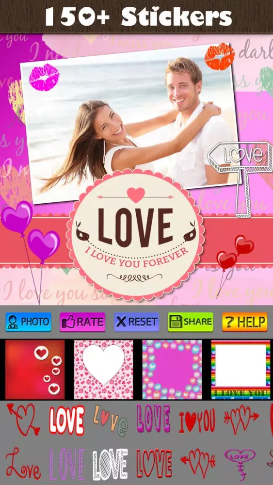 Скриншоты Love Frames and Labels