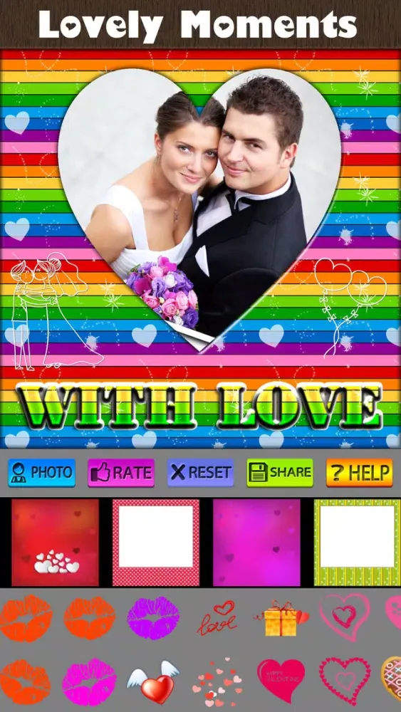 Скриншоты Love Frames and Labels