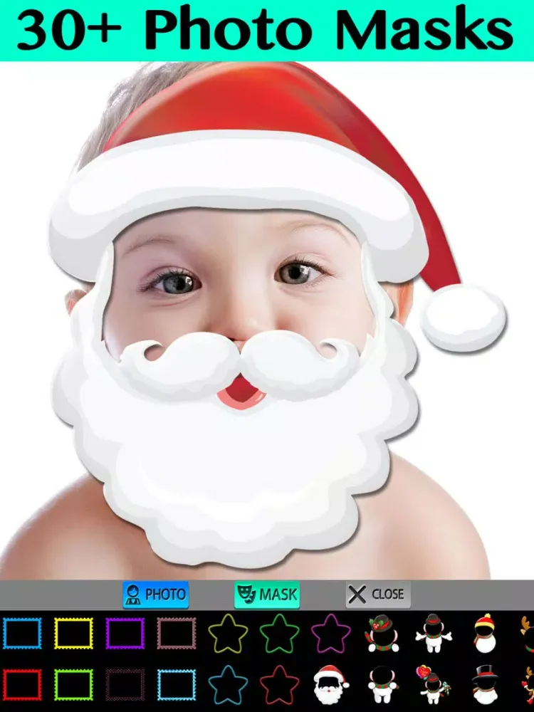 Zrzuty ekranu Christmas Photo Frames and Costumes iPad 