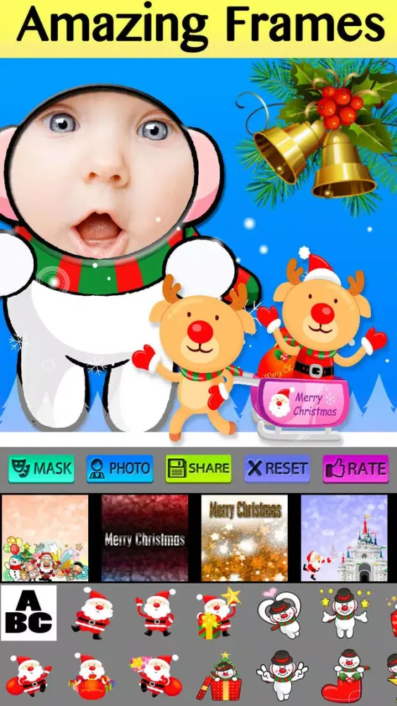 Zrzuty ekranu Christmas Photo Frames and Costumes