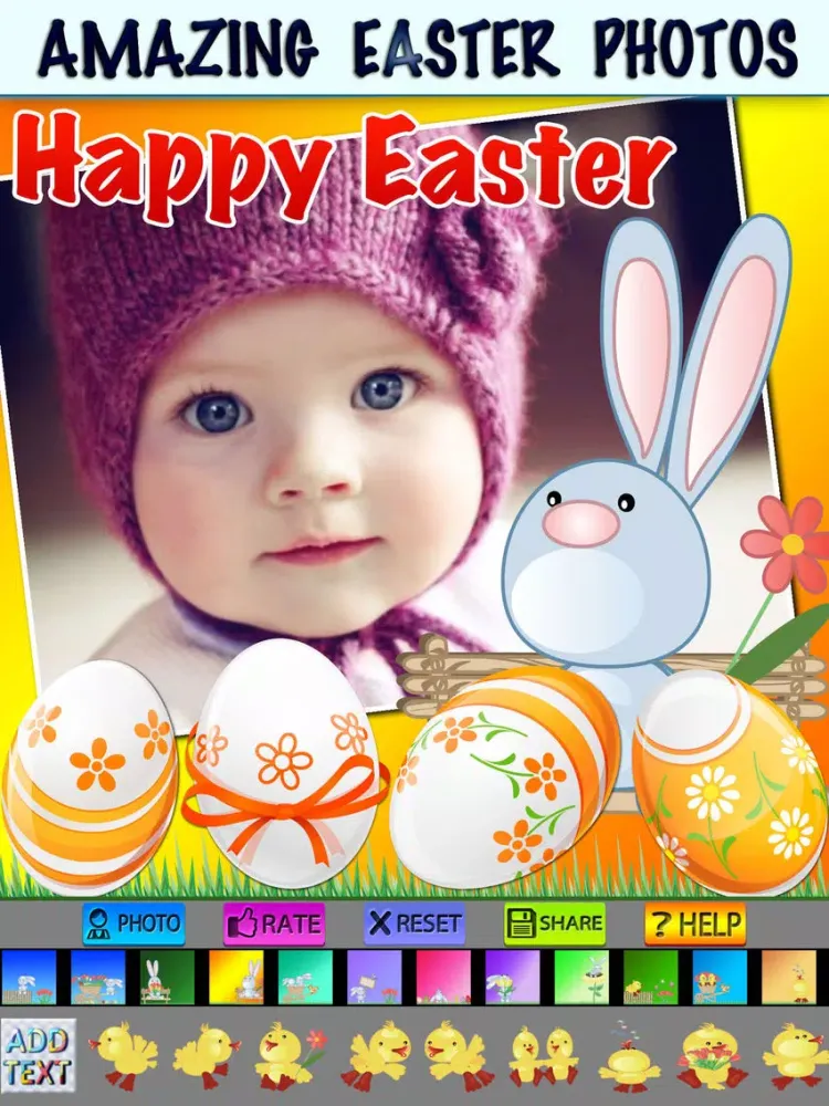 Easter Picture Frames iPad  Screenshots
