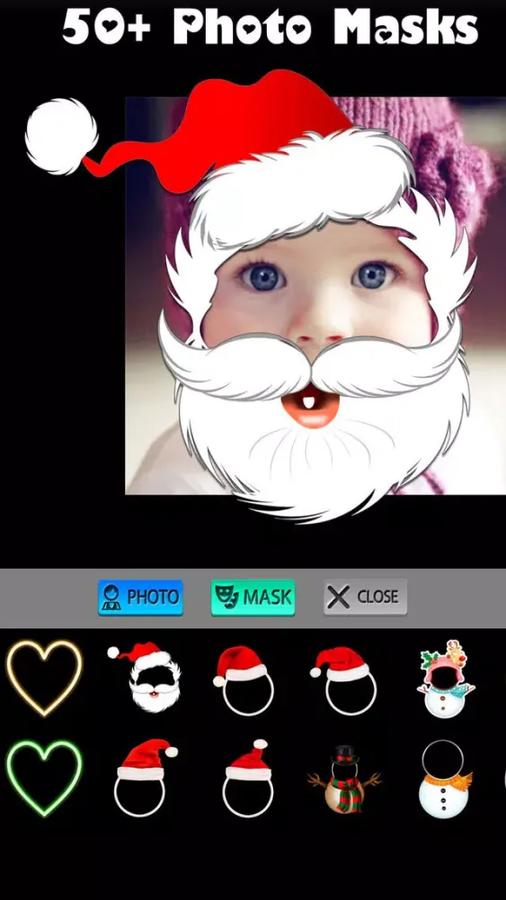 Скриншоты Christmas Photo Frames and Face Masks