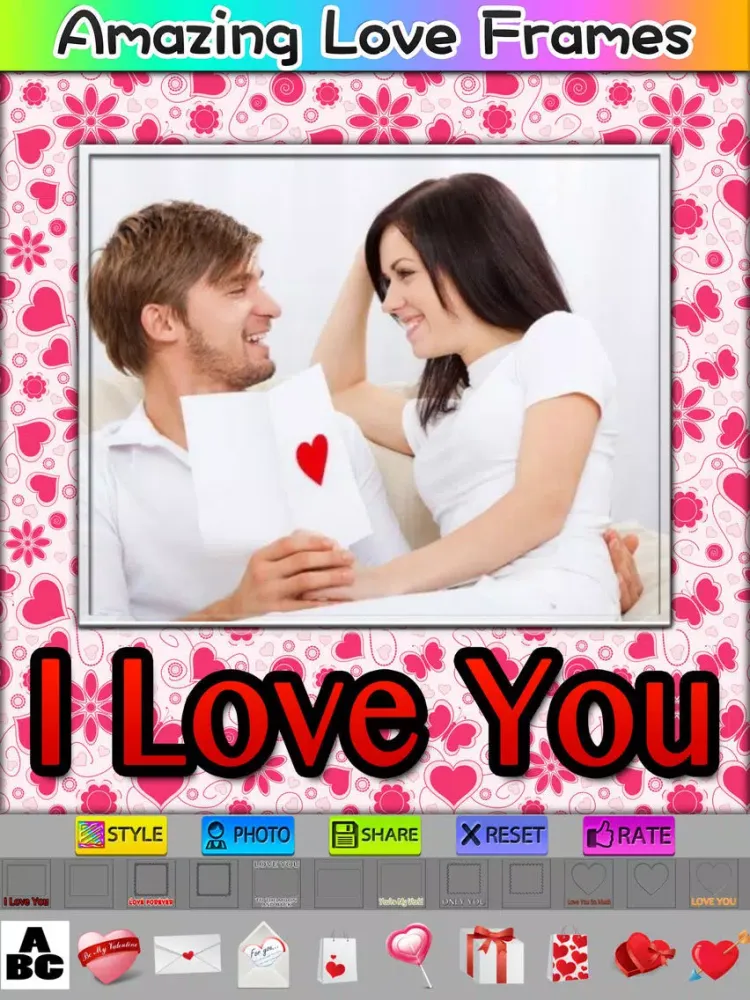 Love Photo Frame Styles iPad  Ekran Görüntüleri