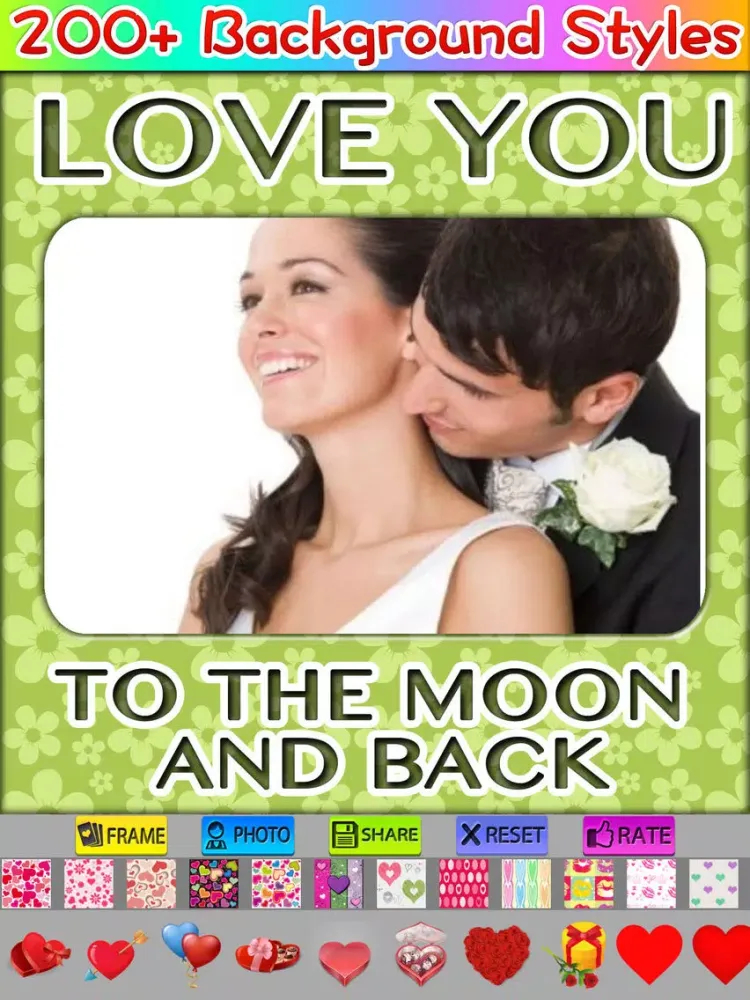 Love Photo Frame Styles iPad  Ekran Görüntüleri
