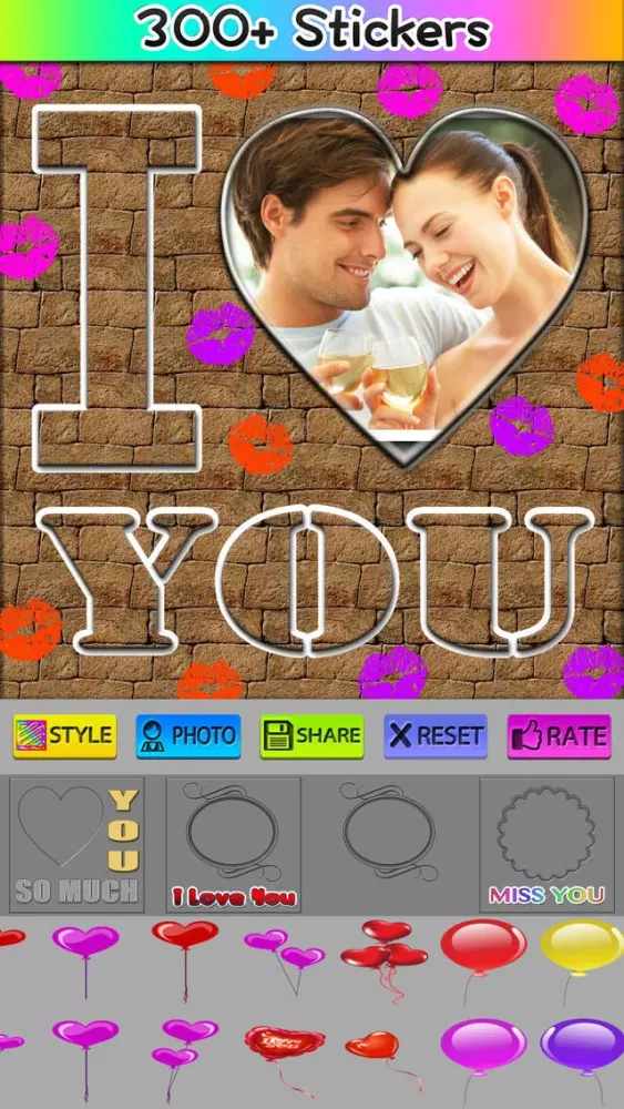Love Photo Frame Styles Ekran Görüntüleri