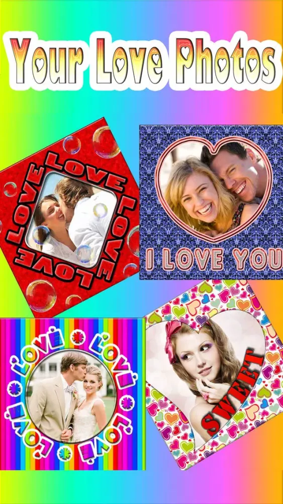 Love Photo Frame Styles Ekran Görüntüleri