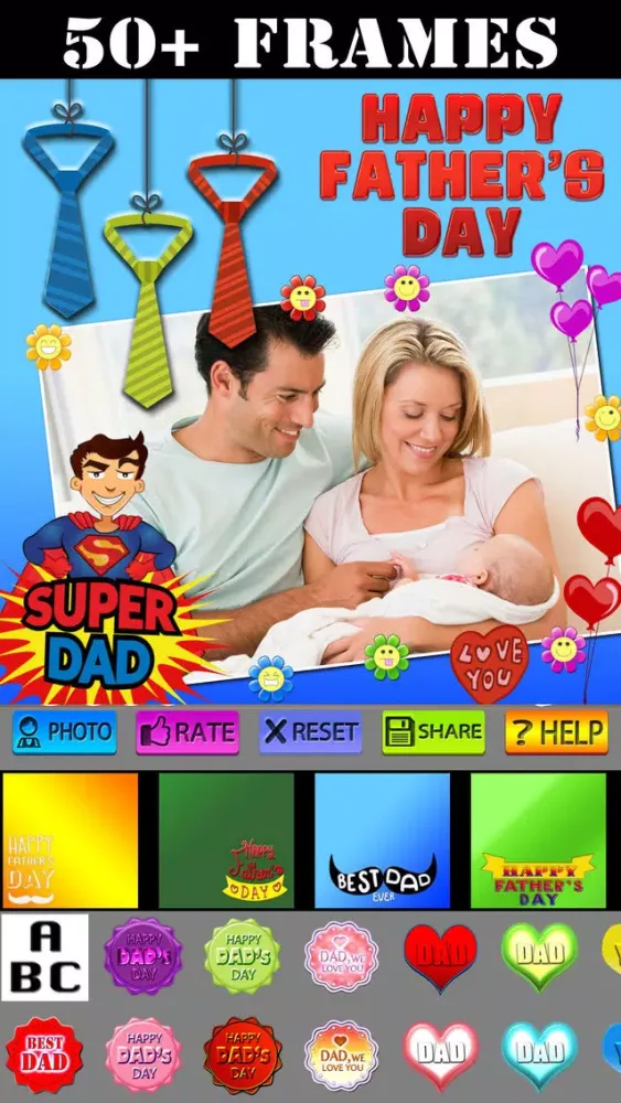 Father's Day Picture Frames Ekran Görüntüleri