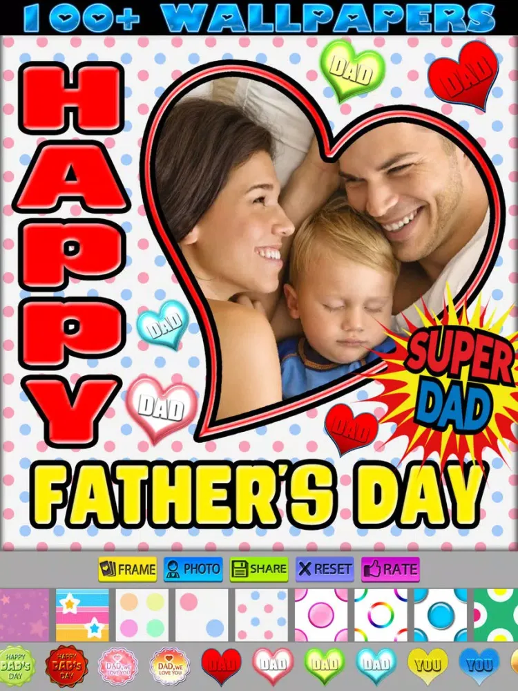 Father's Day Frames and Styles iPad  スクリーンショット