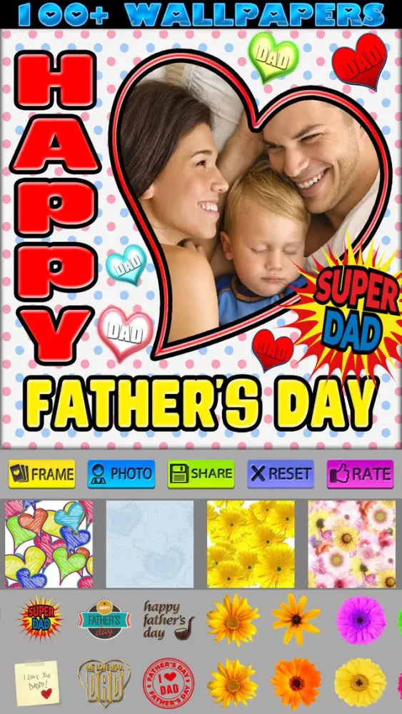 Father's Day Frames and Styles スクリーンショット