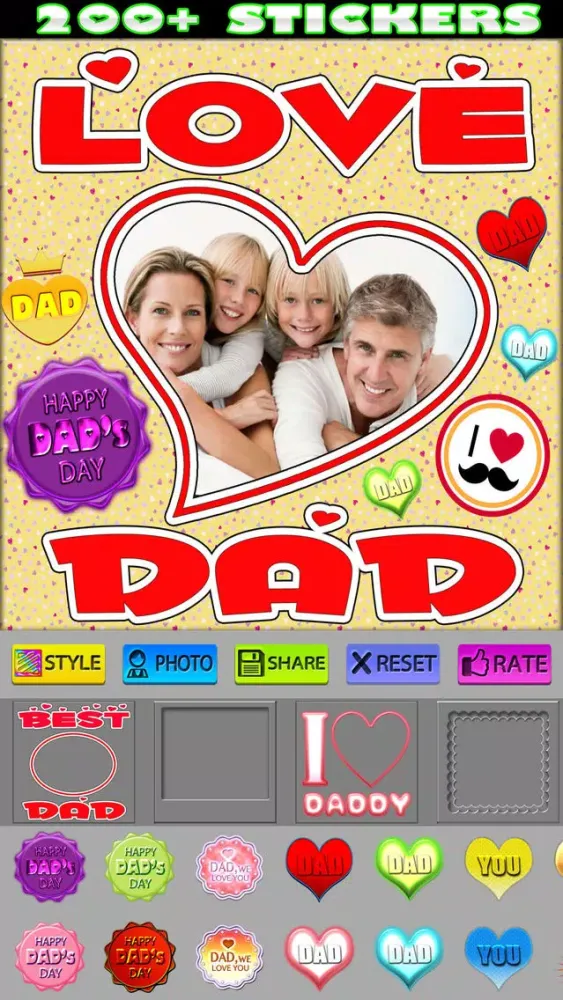 Father's Day Frames and Styles スクリーンショット