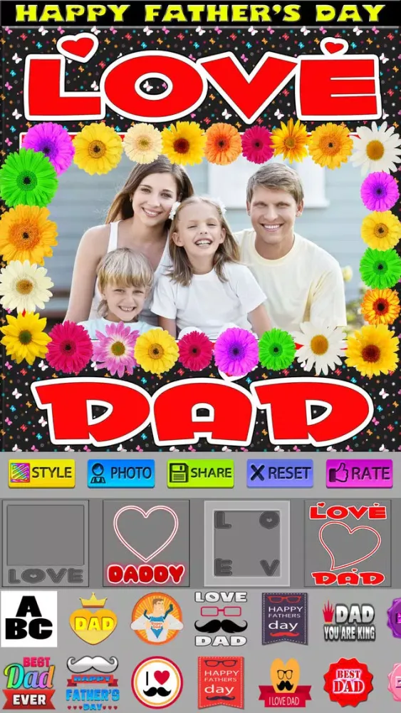 Father's Day Frames and Styles スクリーンショット