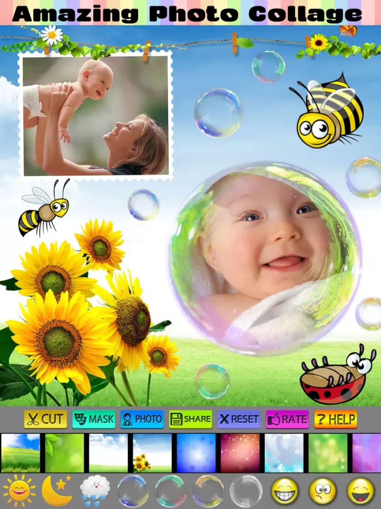 Скриншоты Baby Photo Collage iPad 
