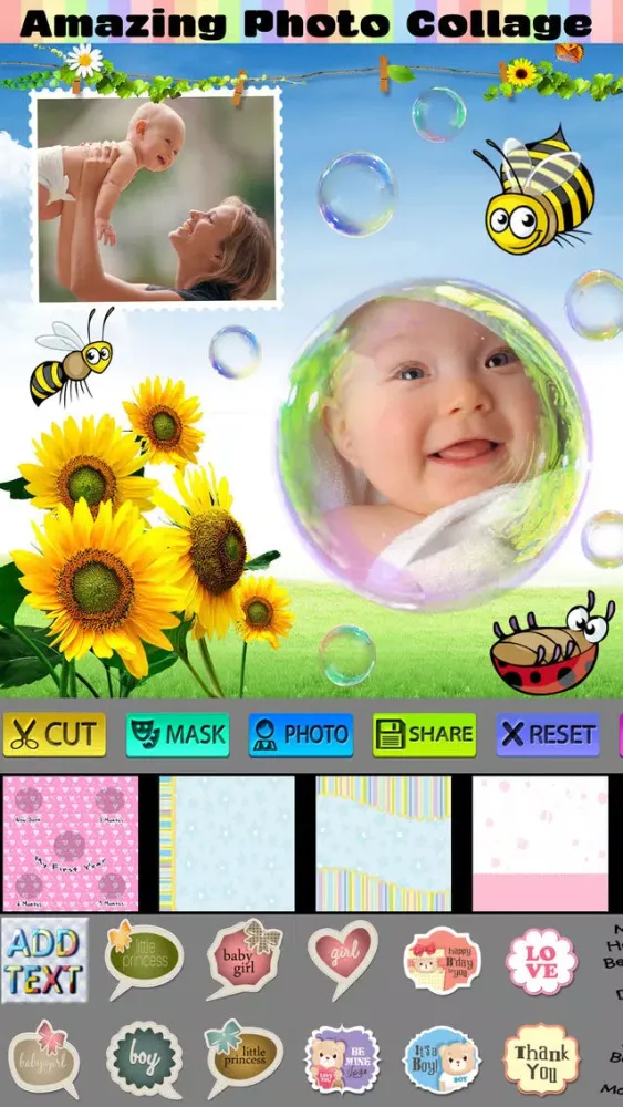Скриншоты Baby Photo Collage