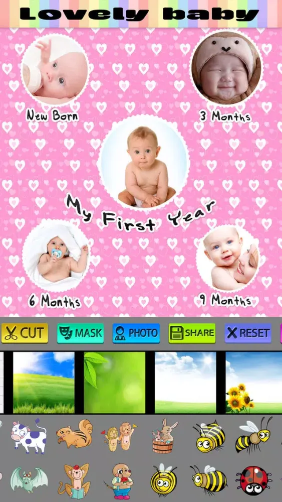 Скриншоты Baby Photo Collage