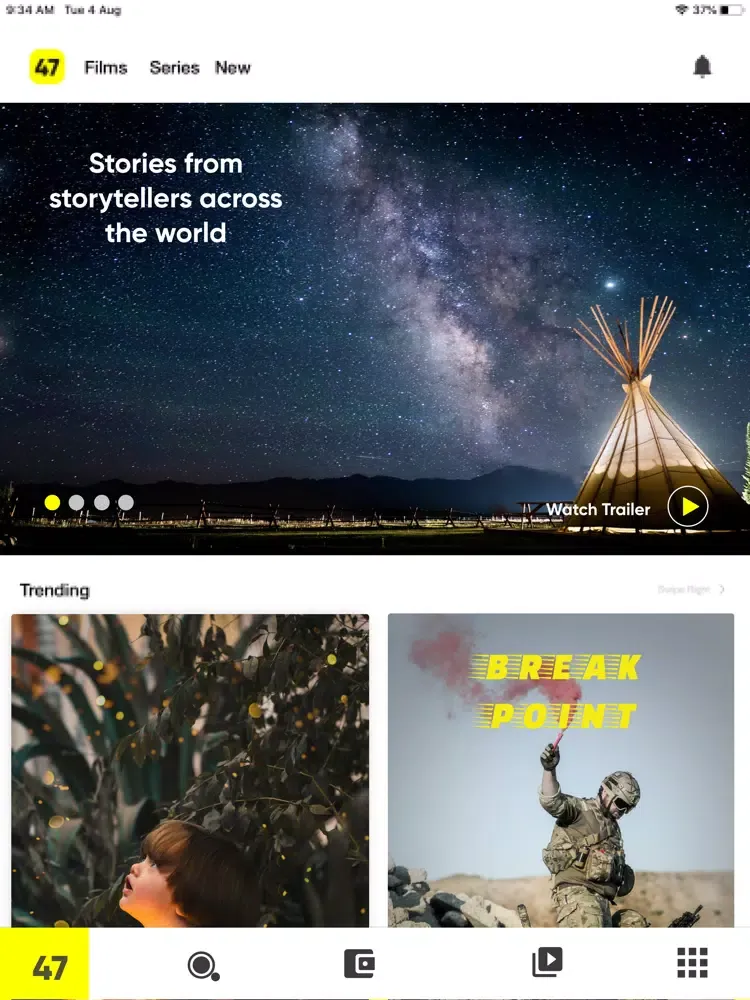47 (Films, Series and More..) iPad 應用截圖