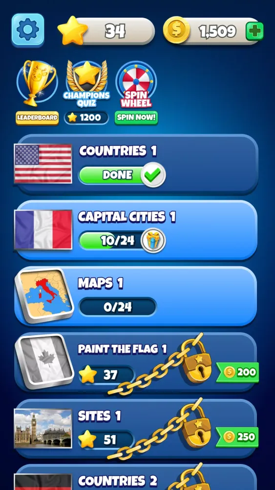 Flags Quiz 스크린샷