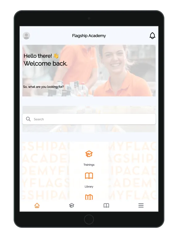 Ảnh chụp màn hình của Flagship Amsterdam iPad 