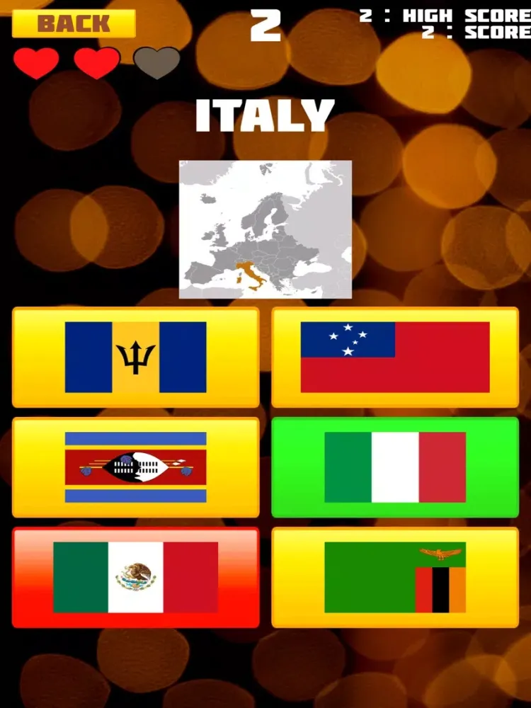 The Flags Quiz iPad  Screenshots