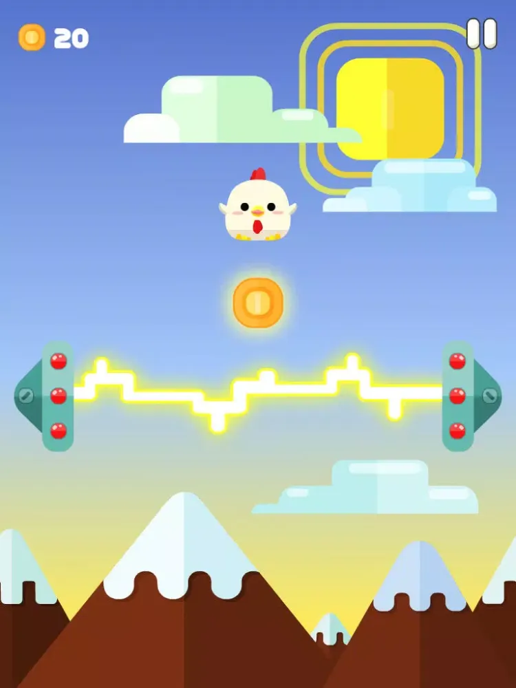 Dodgy Wings - Flap, Fly & Don’t Get Fried iPad 应用截图