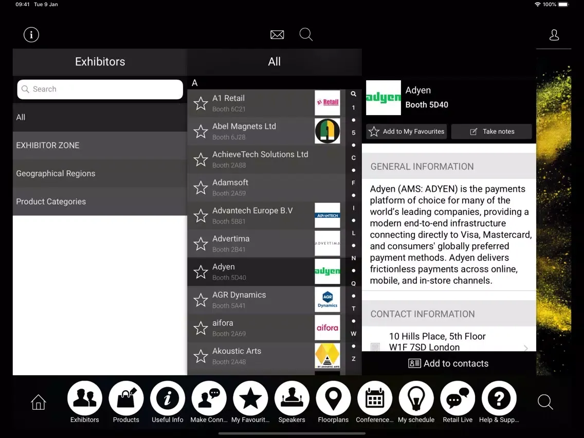 Скриншоты RetailEXPO Event App iPad 
